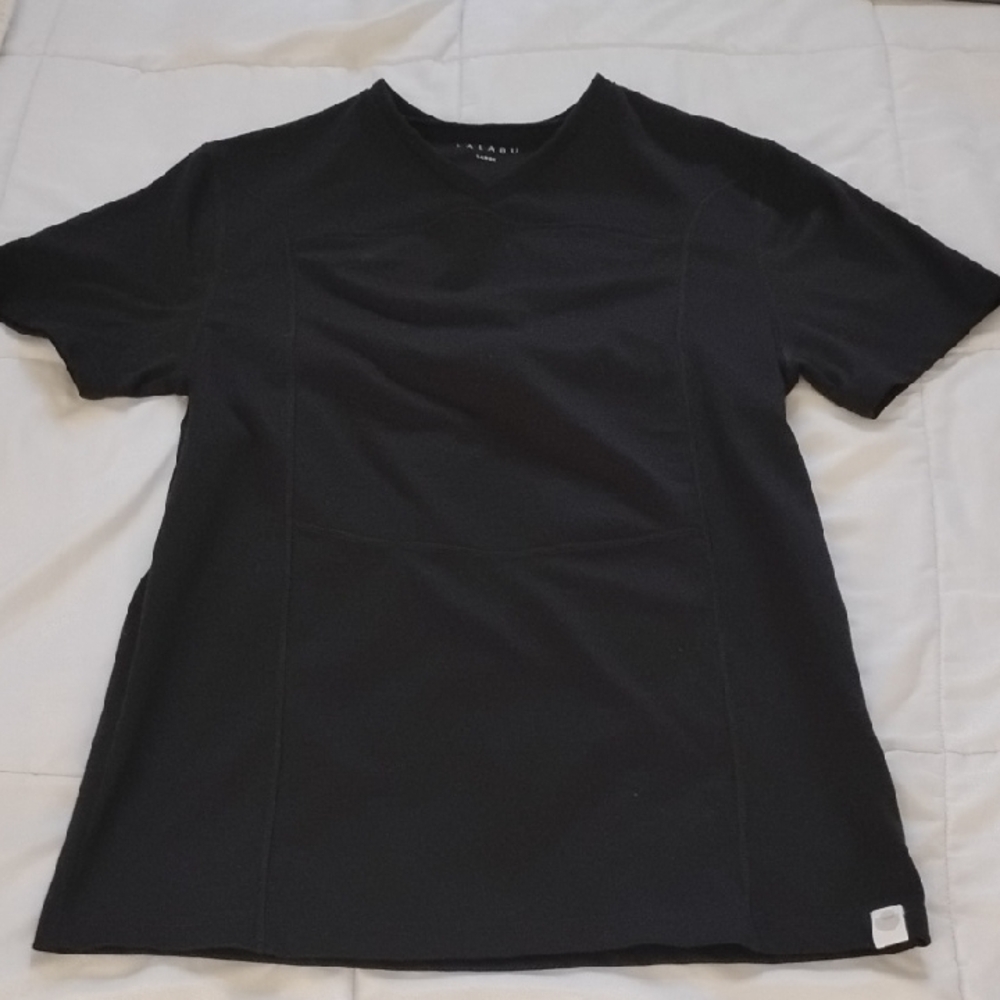 Elegant Black V-Neck Women's Tee